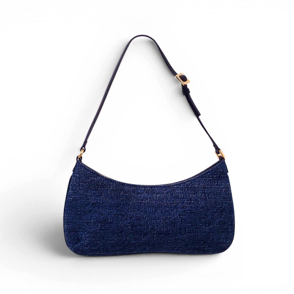 JACQUEMUS LE BISOU DENIM SHOULDER BAG