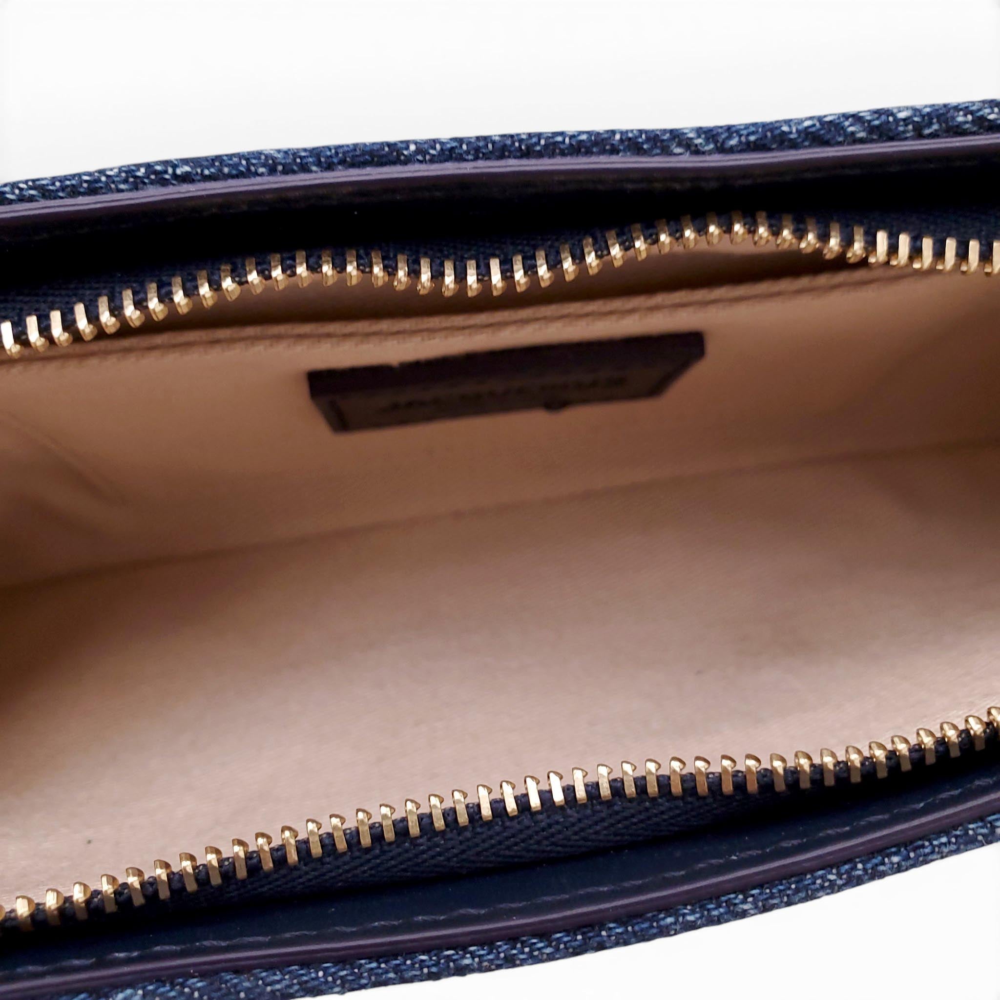 JACQUEMUS LE BISOU DENIM SHOULDER BAG