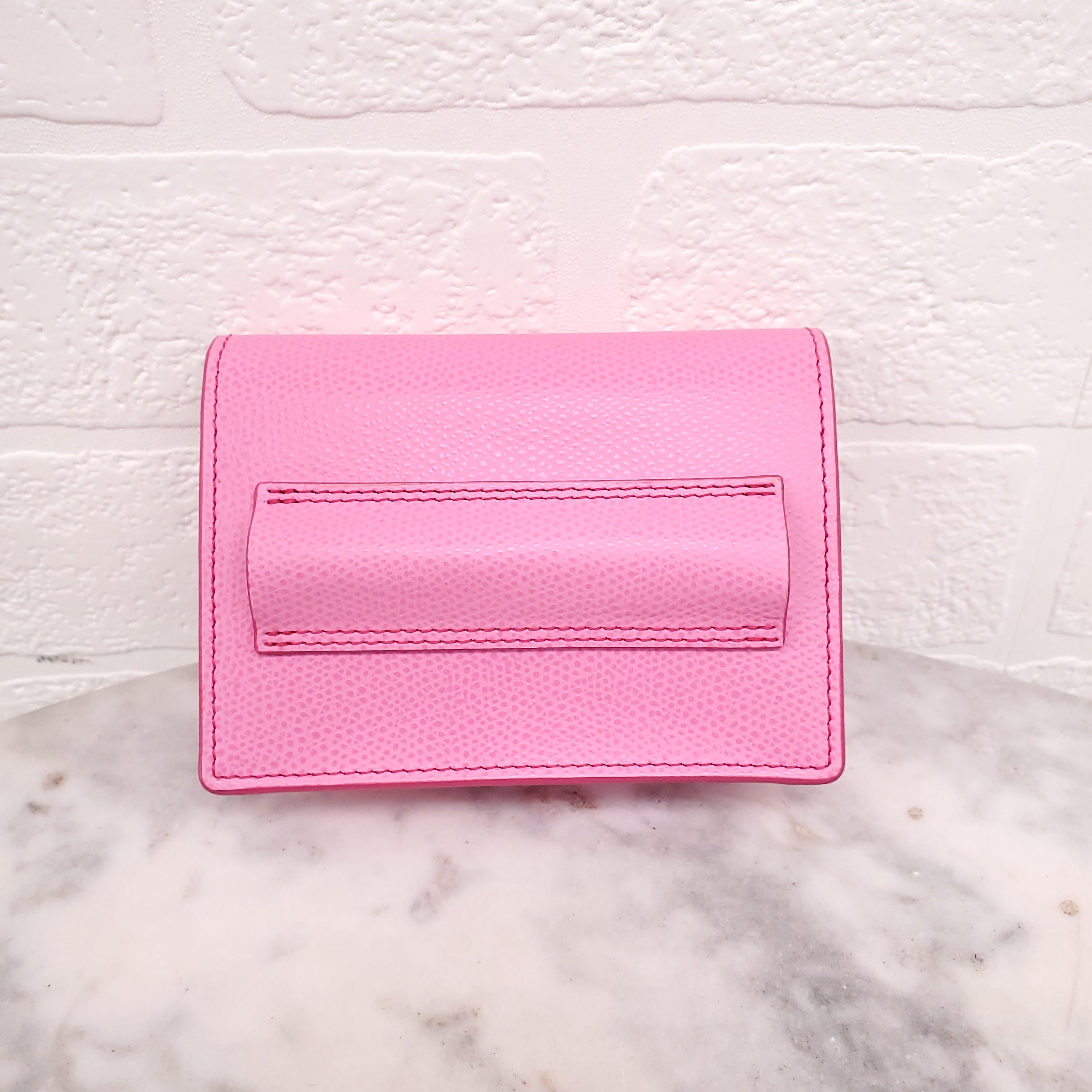 JACQUEMUS PINK LEATHER LA CEINTURE BELLO BELT BAG