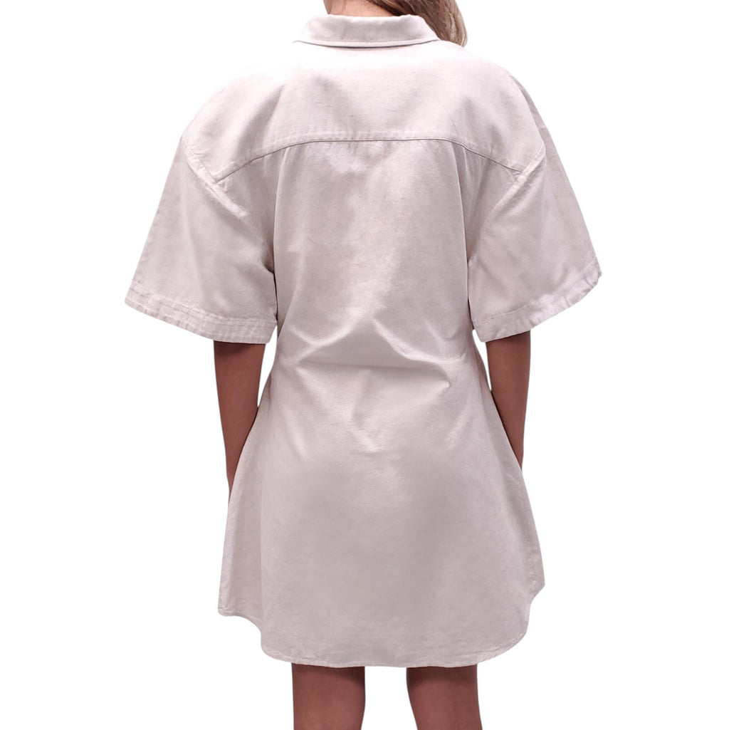 JACQUEMUS "LE SPLASH" KHAKI DRES - SIZE 44