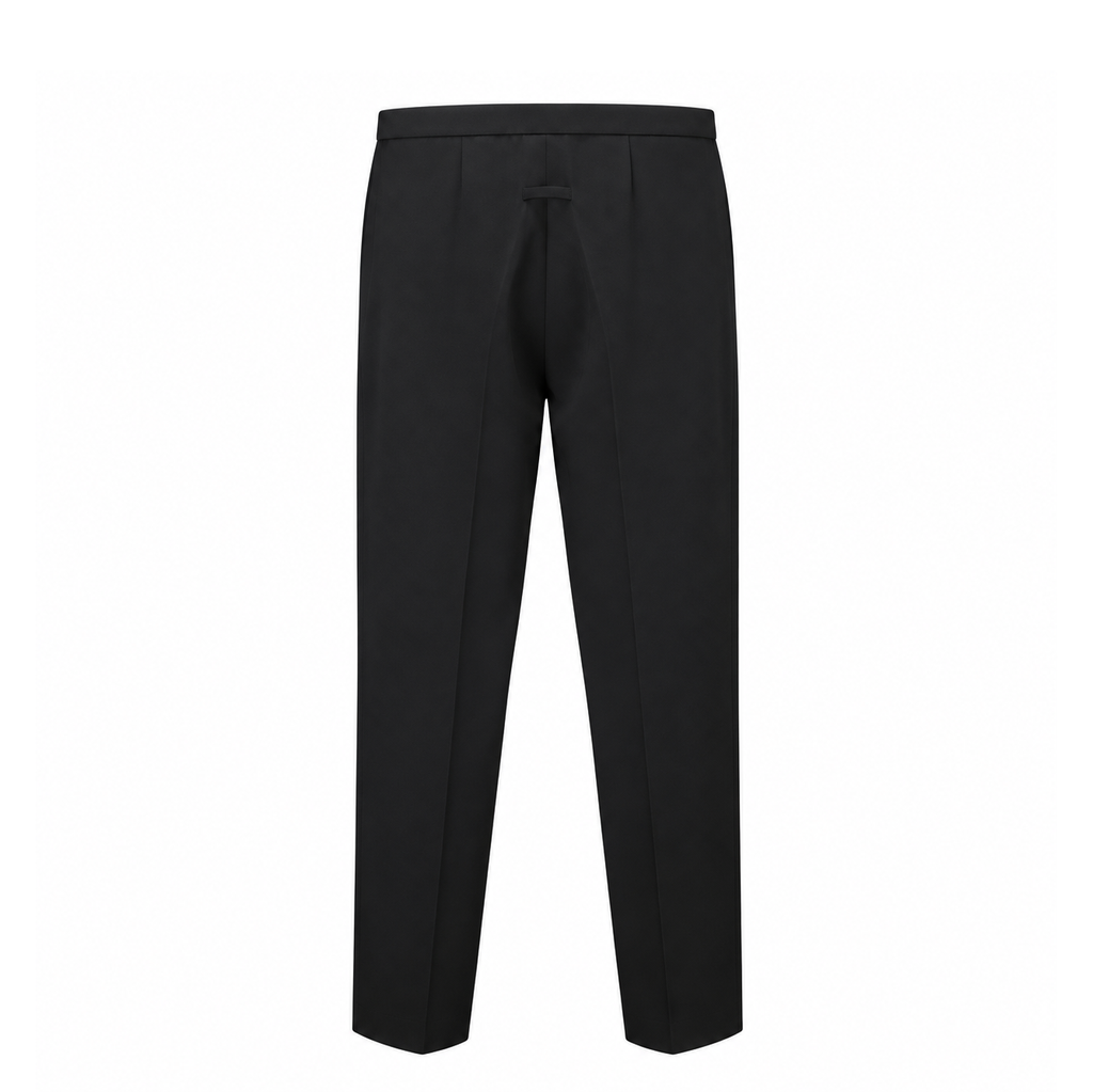 JEAN PAUL GAULTIER TROUSERS WITH BELT DETAIL - VINTAGE SIZE 10 (FITS SIZE 6)
