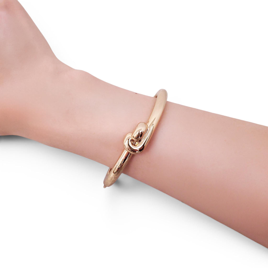 JENNY BIRD GOLD KNOT BANGLE BRACELET