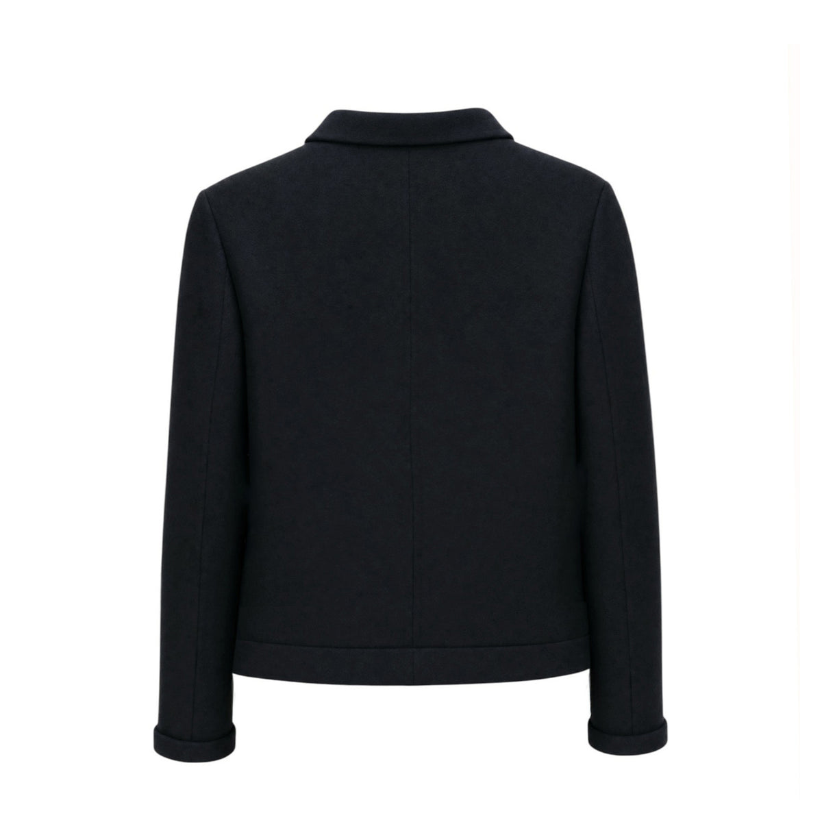 JIL SANDER BLACK CASHMERE JACKET - SIZE 38