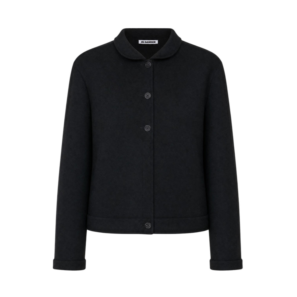 JIL SANDER BLACK CASHMERE JACKET - SIZE 38