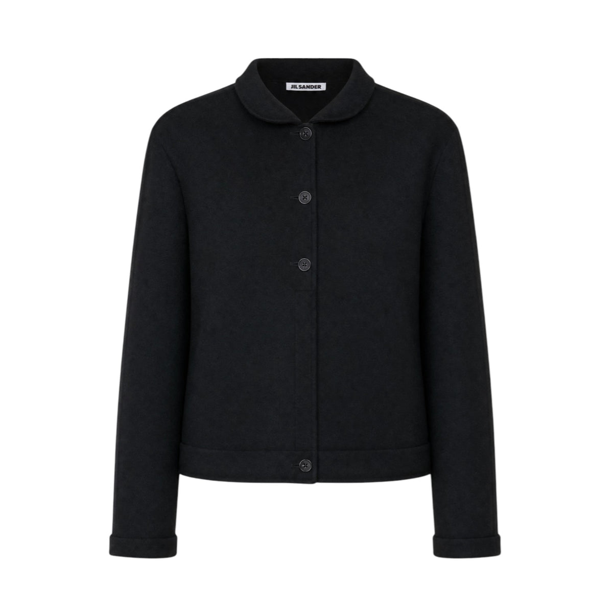JIL SANDER BLACK CASHMERE JACKET - SIZE 38