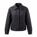JIL SANDER BLACK EMBROIDERED SHORT JACKET - SIZE 40