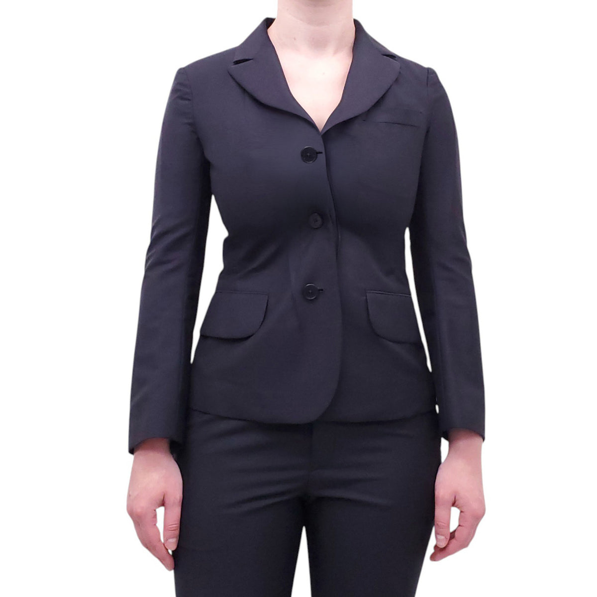 JIL SANDER NAVY BLAZER - SIZE 32