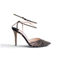 JIMMY CHOO BLACK STUDDED HEELS - SIZE 40
