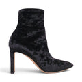 JIMMY CHOO BLACK VELVET BOOTIES - SIZE 38