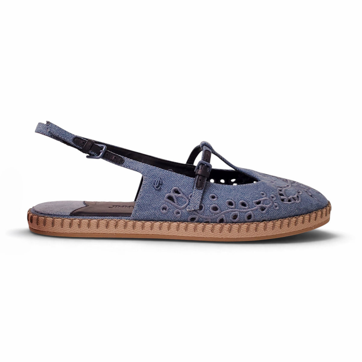 JIMMY CHOO DENIM FLATS - SIZE 39.5