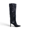 JIMMY CHOO PATENT LONG BOOTS - SIZE 38.5