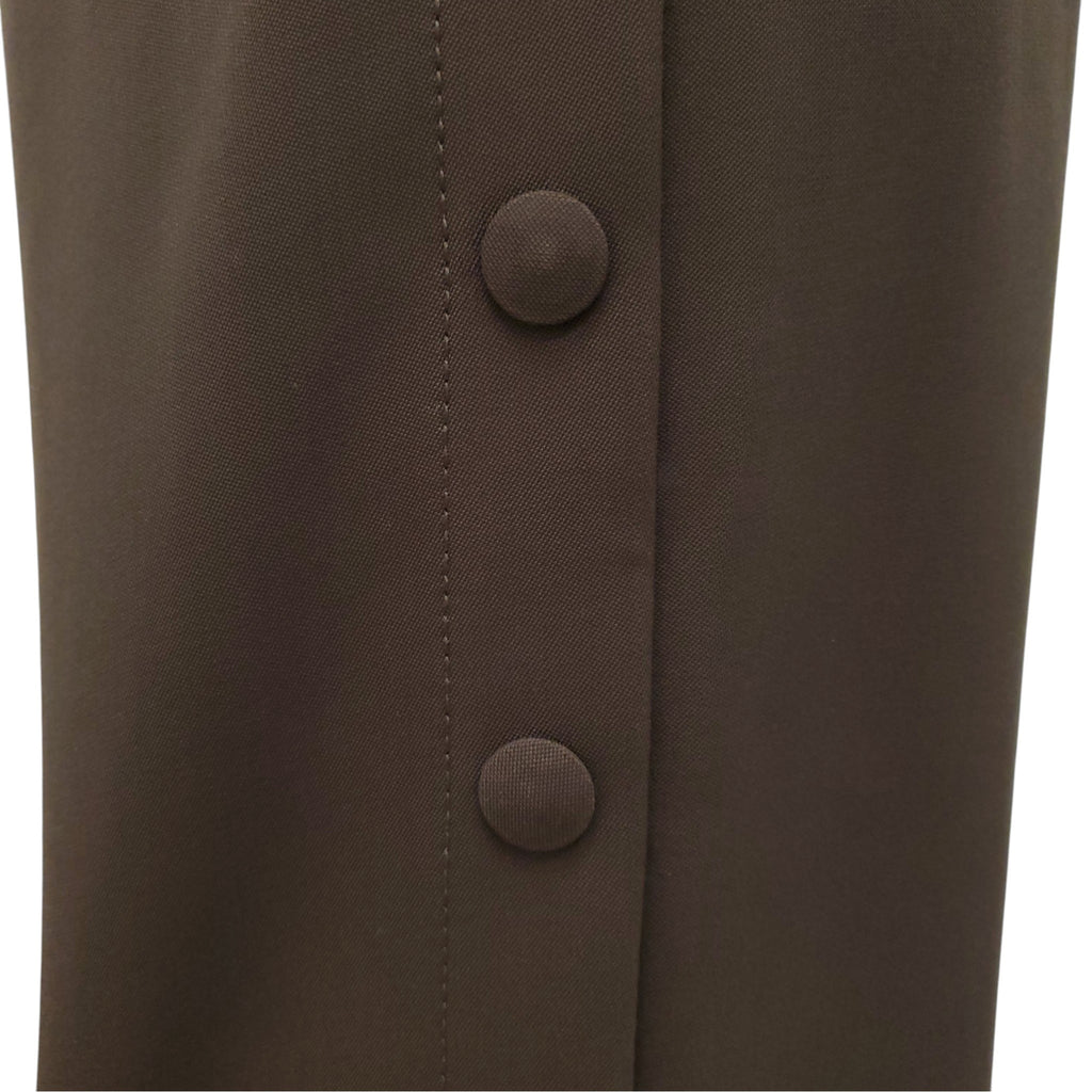 JOSEPH ELASTIC WAIST TROUSERS WITH SNAP - SIZE 38