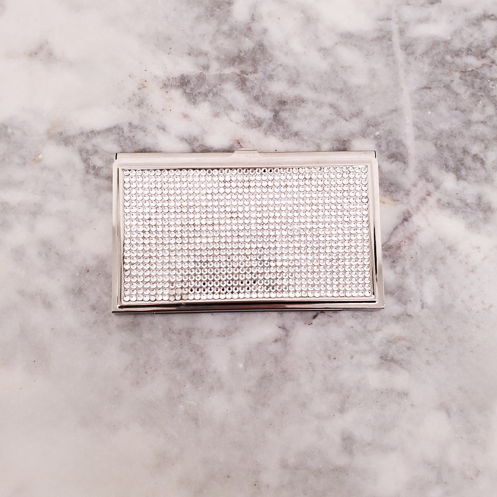 JUDITH LEIBER CRYSTAL CARD HOLDER
