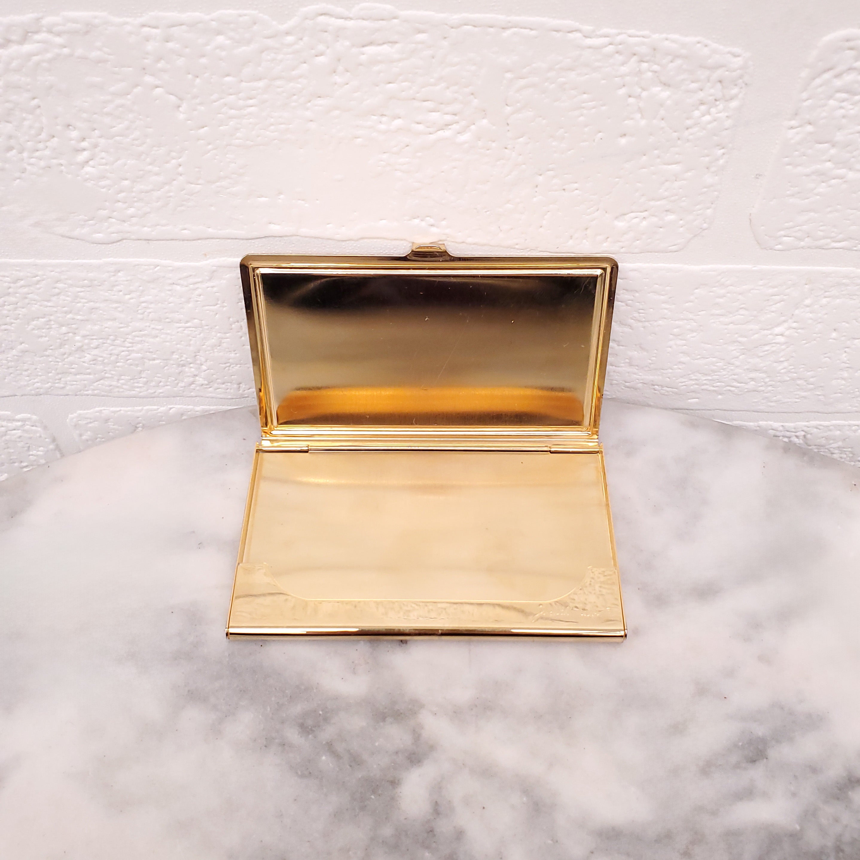 JUDITH LEIBER TULIP CRYSTAL CARD HOLDER