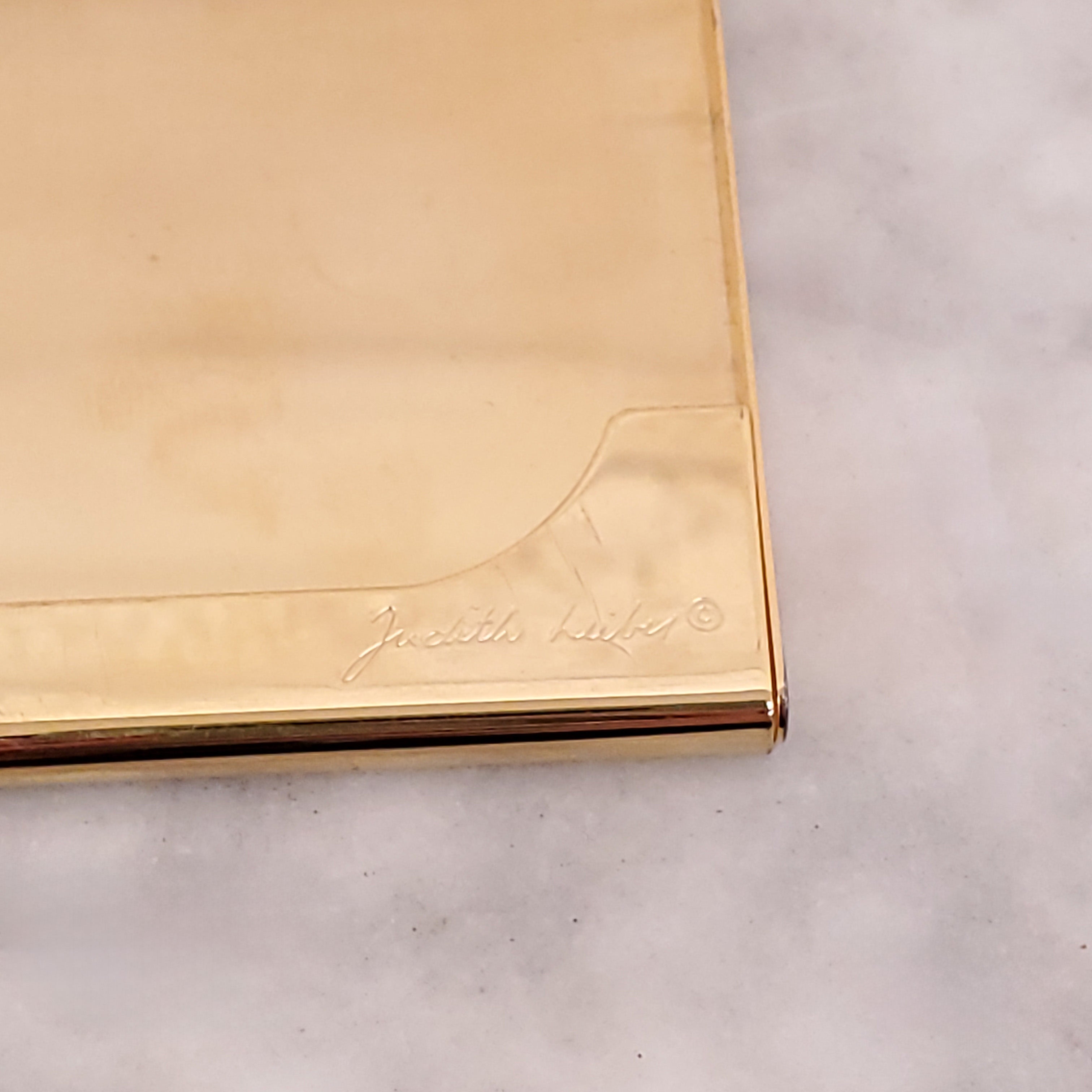 JUDITH LEIBER TULIP CRYSTAL CARD HOLDER