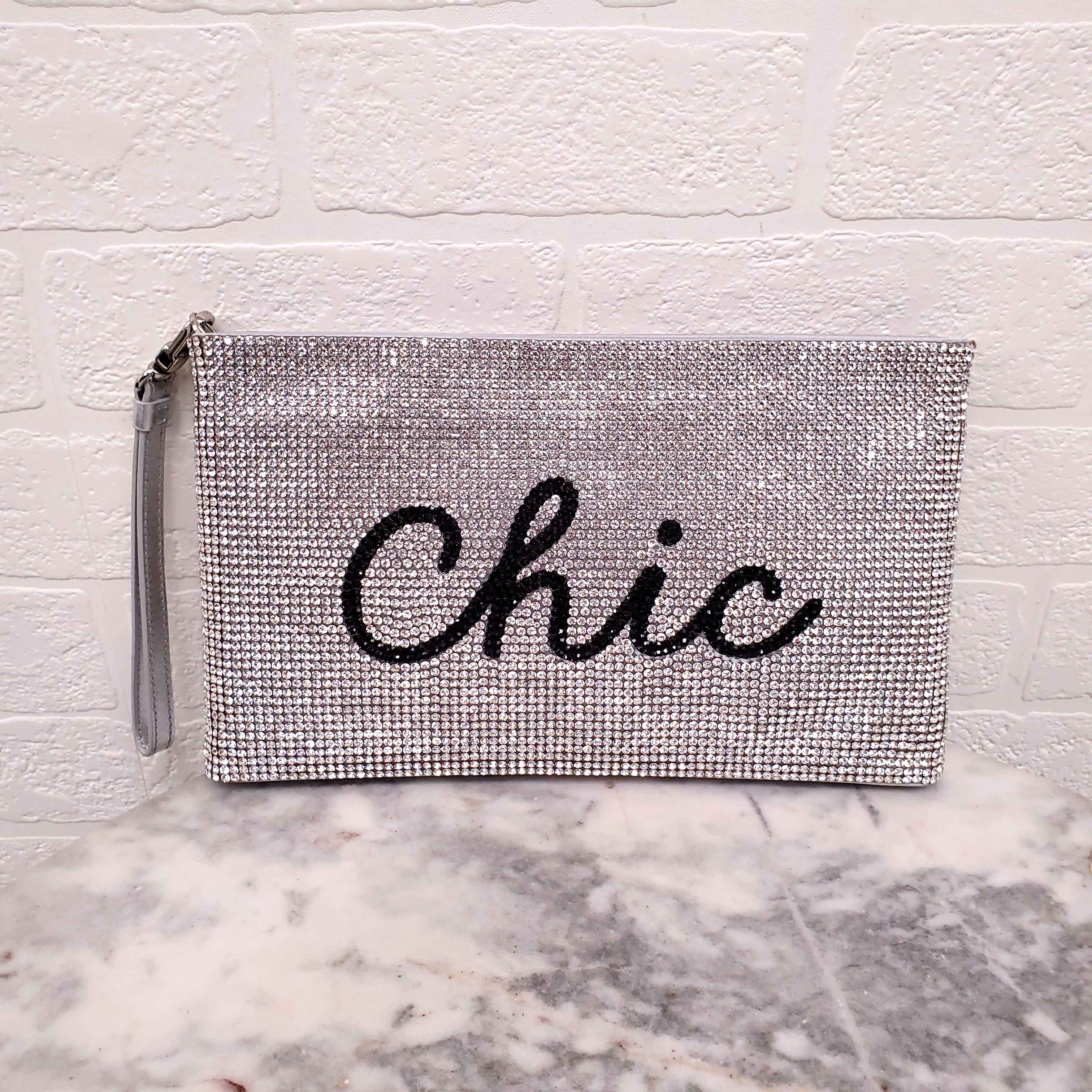JUDITH LEIBER 'CHIC' CRYSTAL CLUTCH