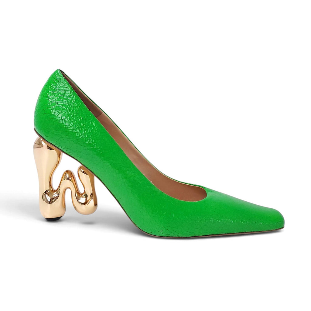 JW ANDERSON LEATHER BUBBLE HEELS - SIZE 40
