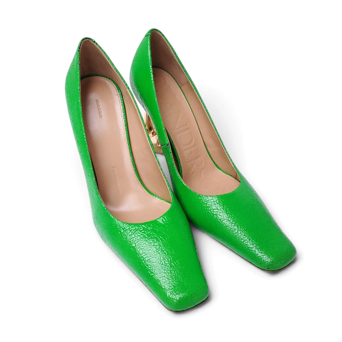 JW ANDERSON LEATHER BUBBLE HEELS - SIZE 40