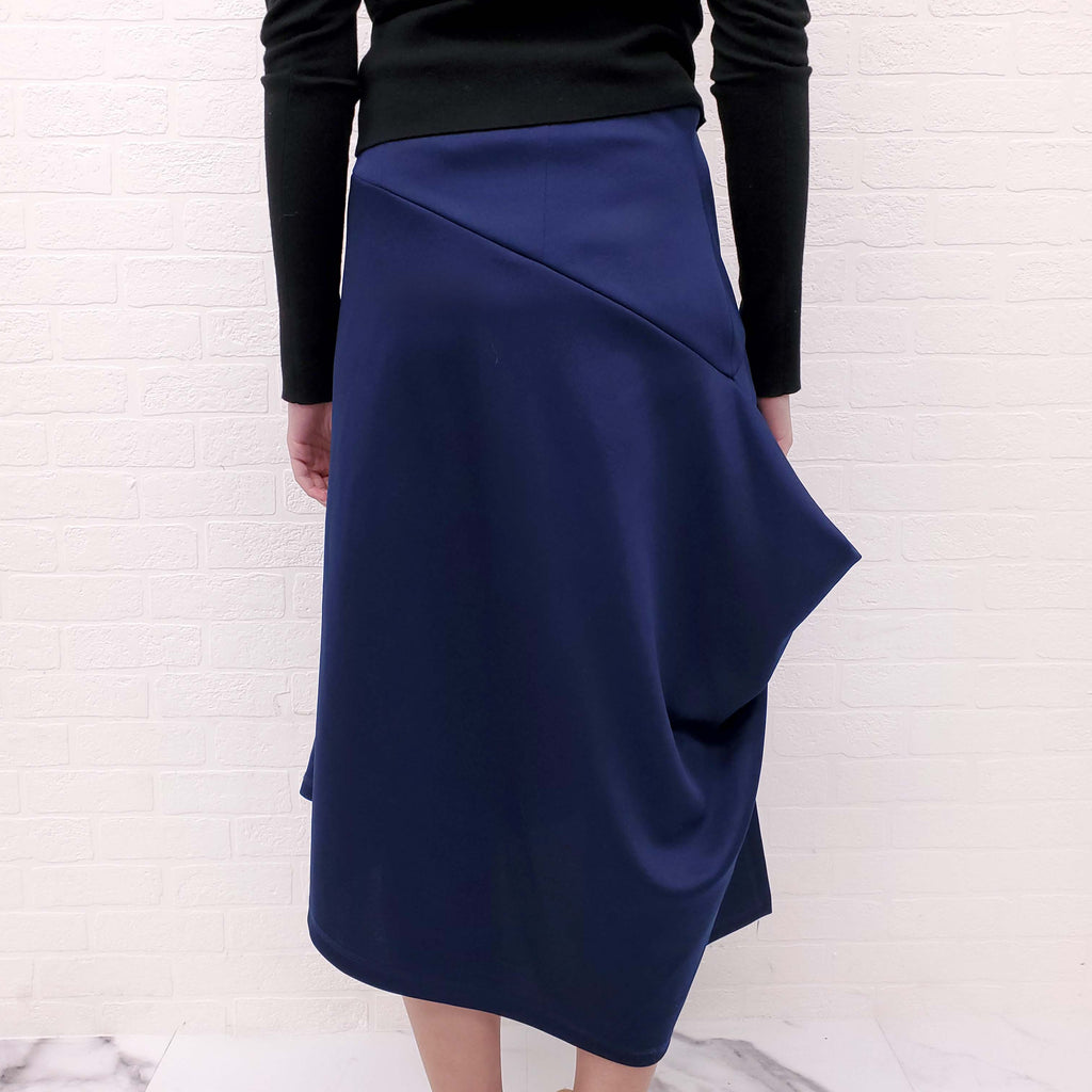 JW ANDERSON NAVY SKIRT - SIZE 8