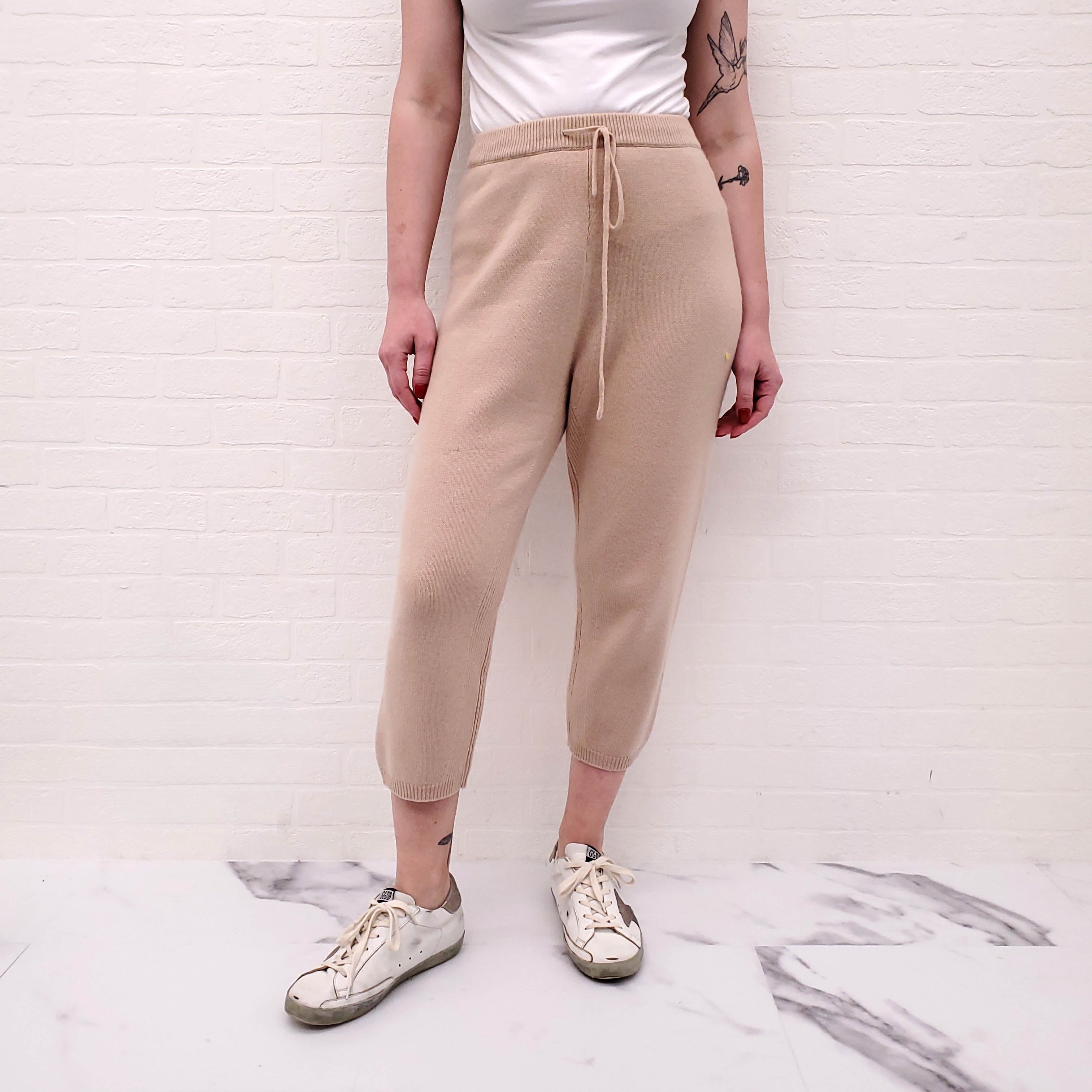 KERRI ROSENTHAL CASHMERE PANTS - SIZE S