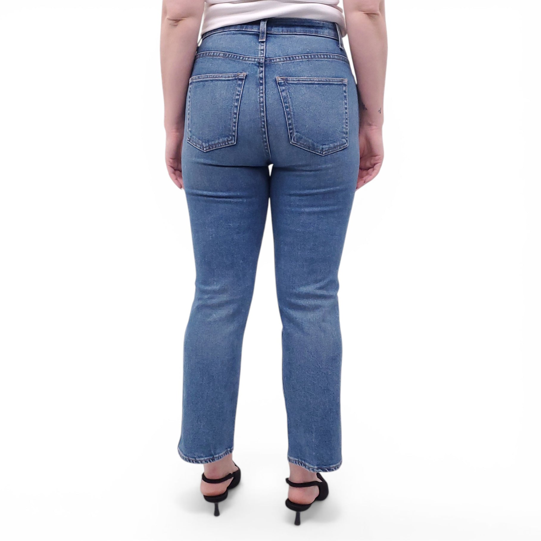 KHAITE LIGHT WASH BENNY JEANS - SIZE 29