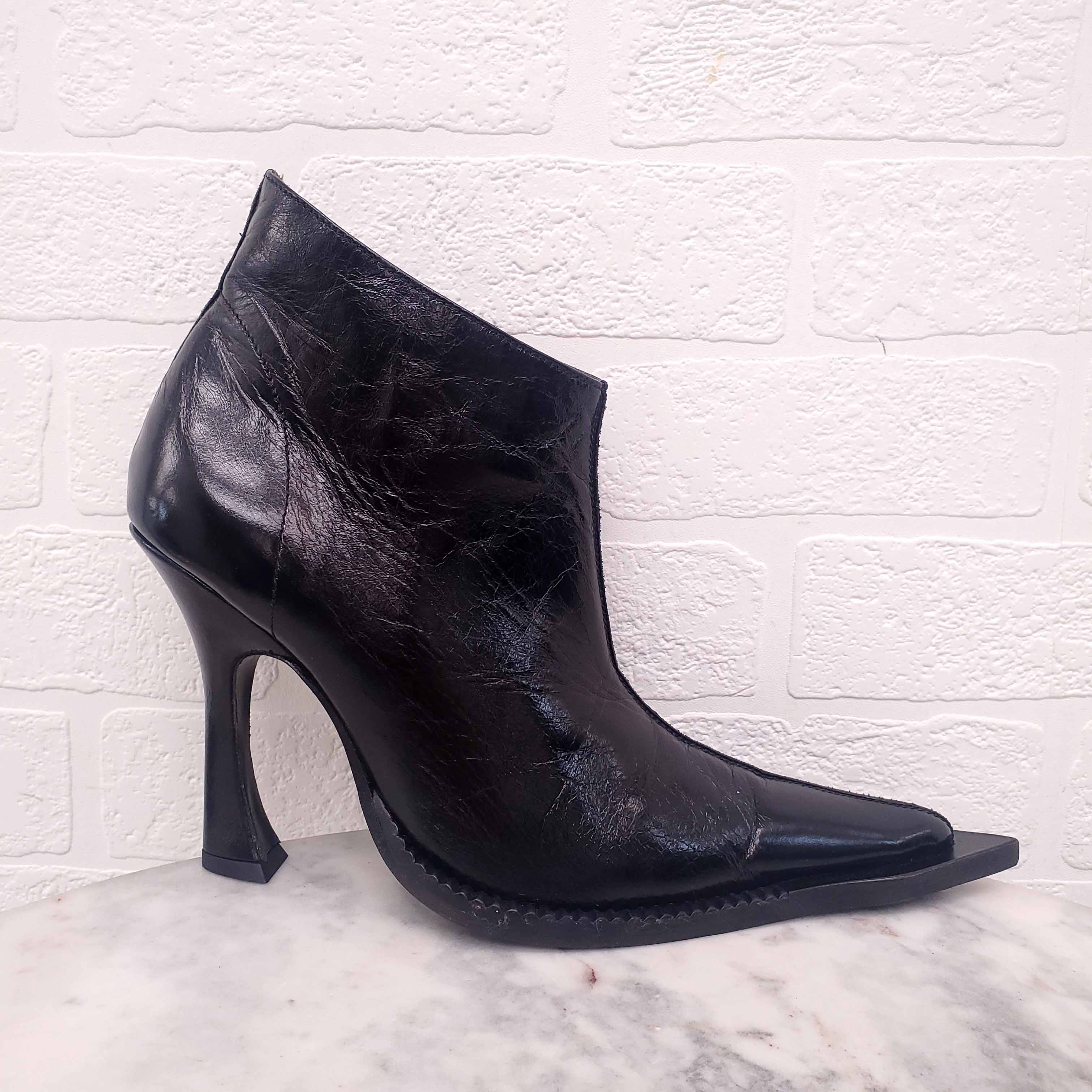 KNWLS SERPENT LEATHER BOOTS - SIZE 39