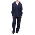 KULSON NAVY WOOL PANT SET - SIZE XS/S