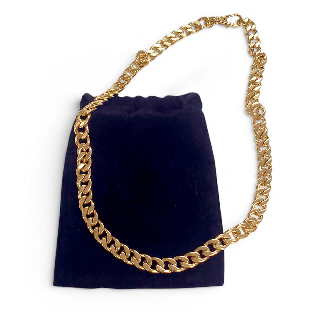 LAURA LOMBARDI GOLD CHAIN NECKLACE