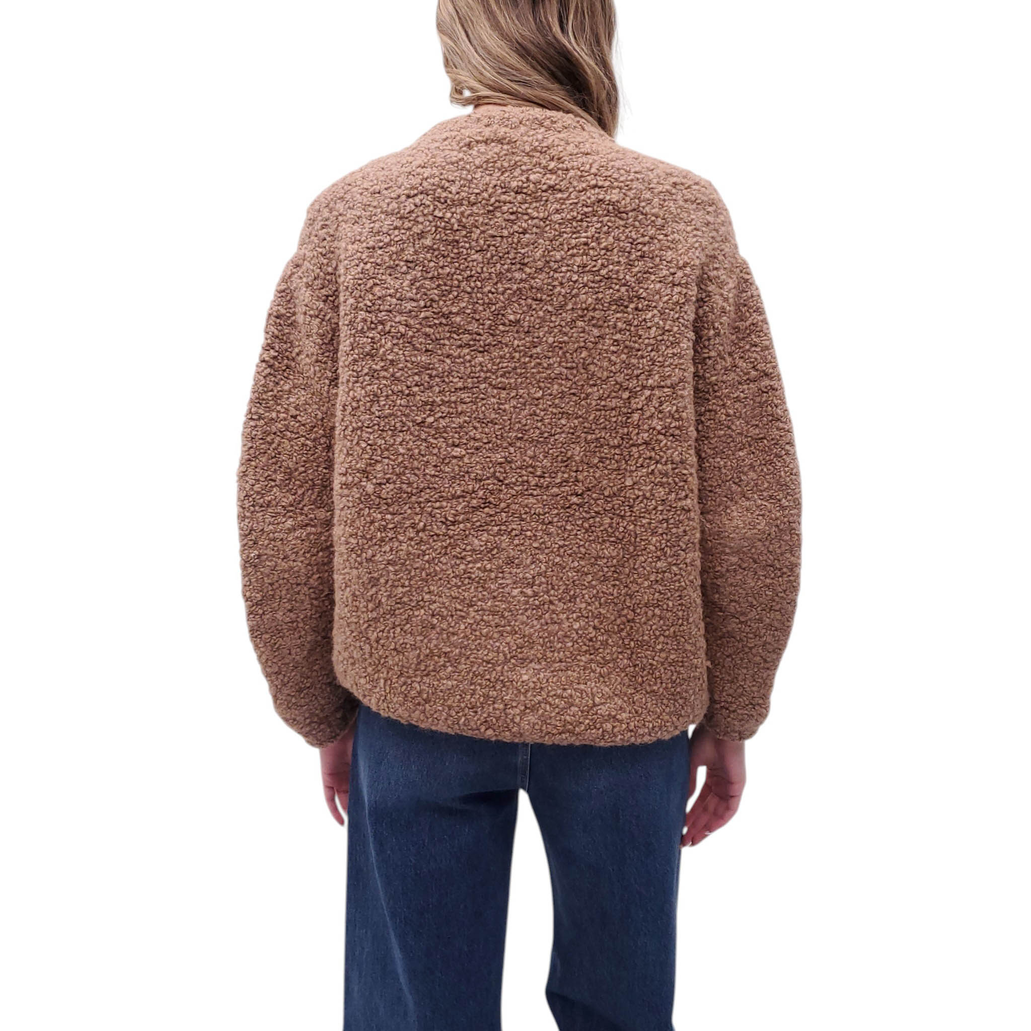LAUREN MANOOGIAN CAMEL ALPACA AND WOOL SWEATER - SIZE 1/S