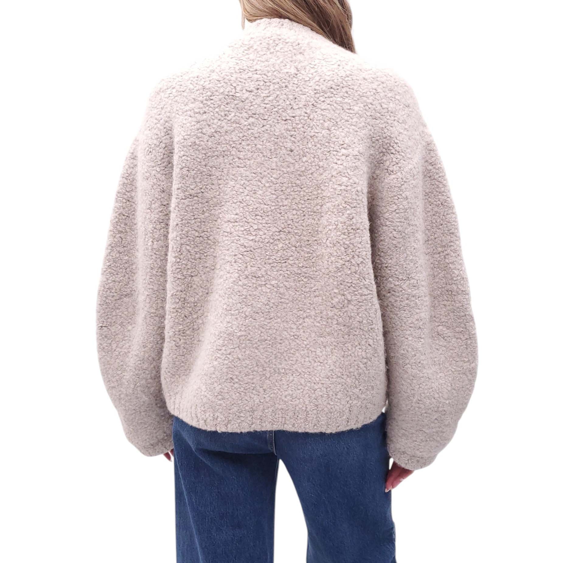 LAUREN MANOOGIAN TAUPE APLACA SWEATER - SIZE 1/S