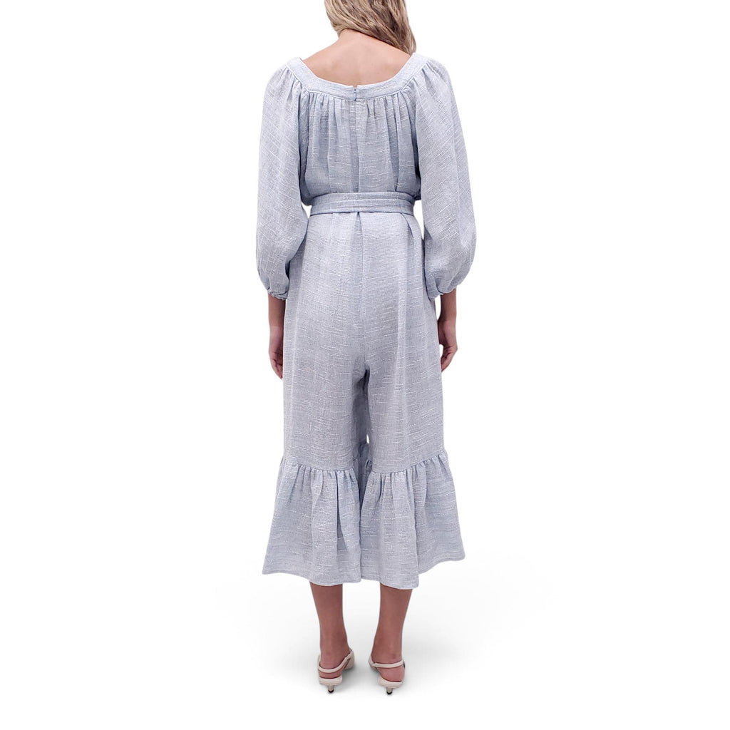 LISA MARIE FERNANDEZ BLUE JUMPSUIT - SIZE 0