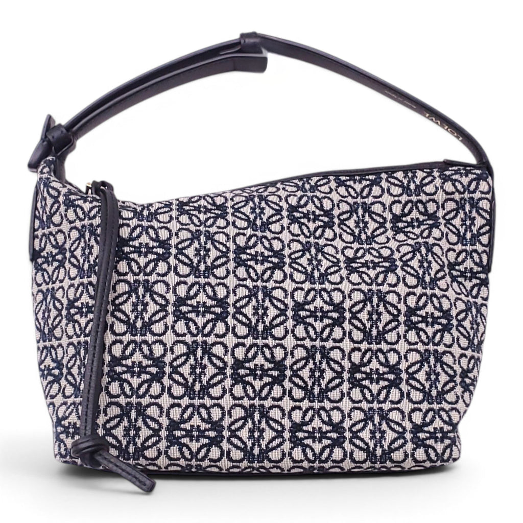 LOEWE ANAGRAM LOGO CUBI LEATHER BAG