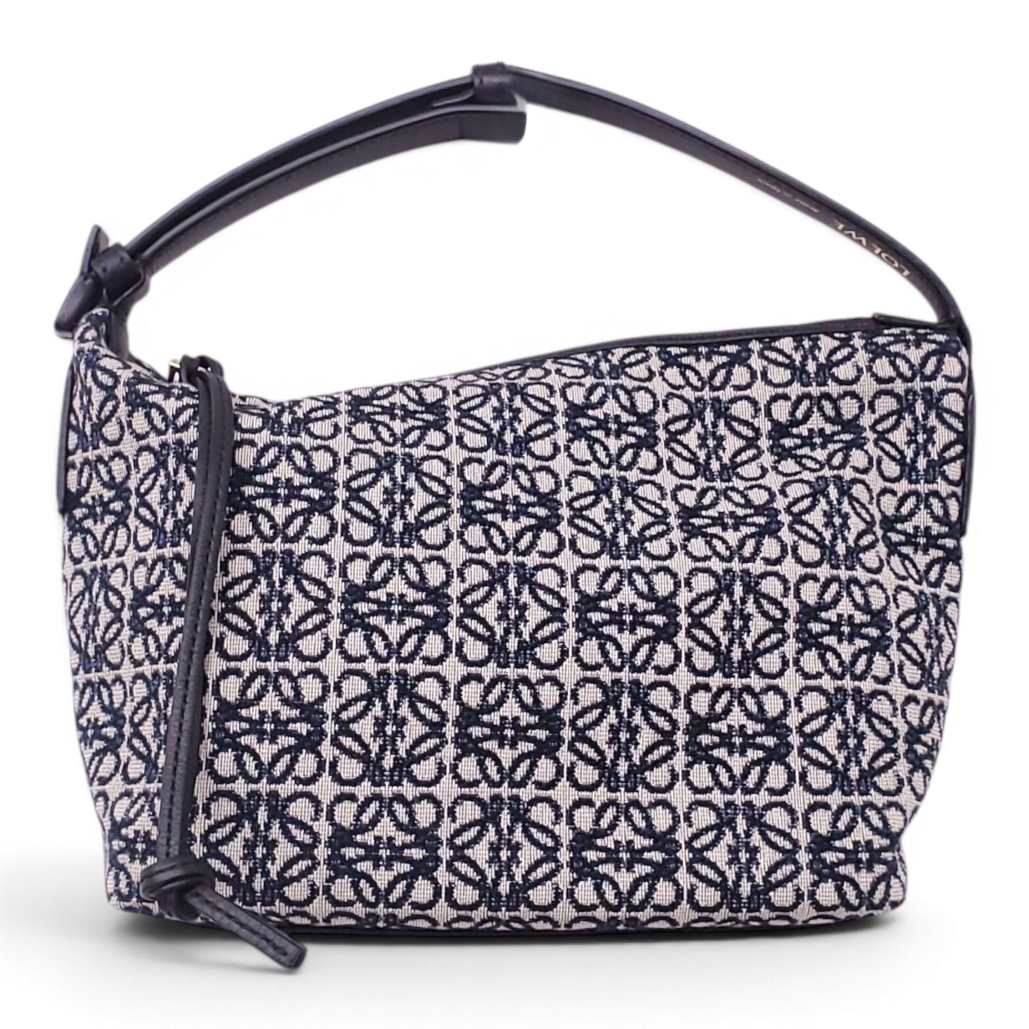 LOEWE ANAGRAM LOGO CUBI LEATHER BAG