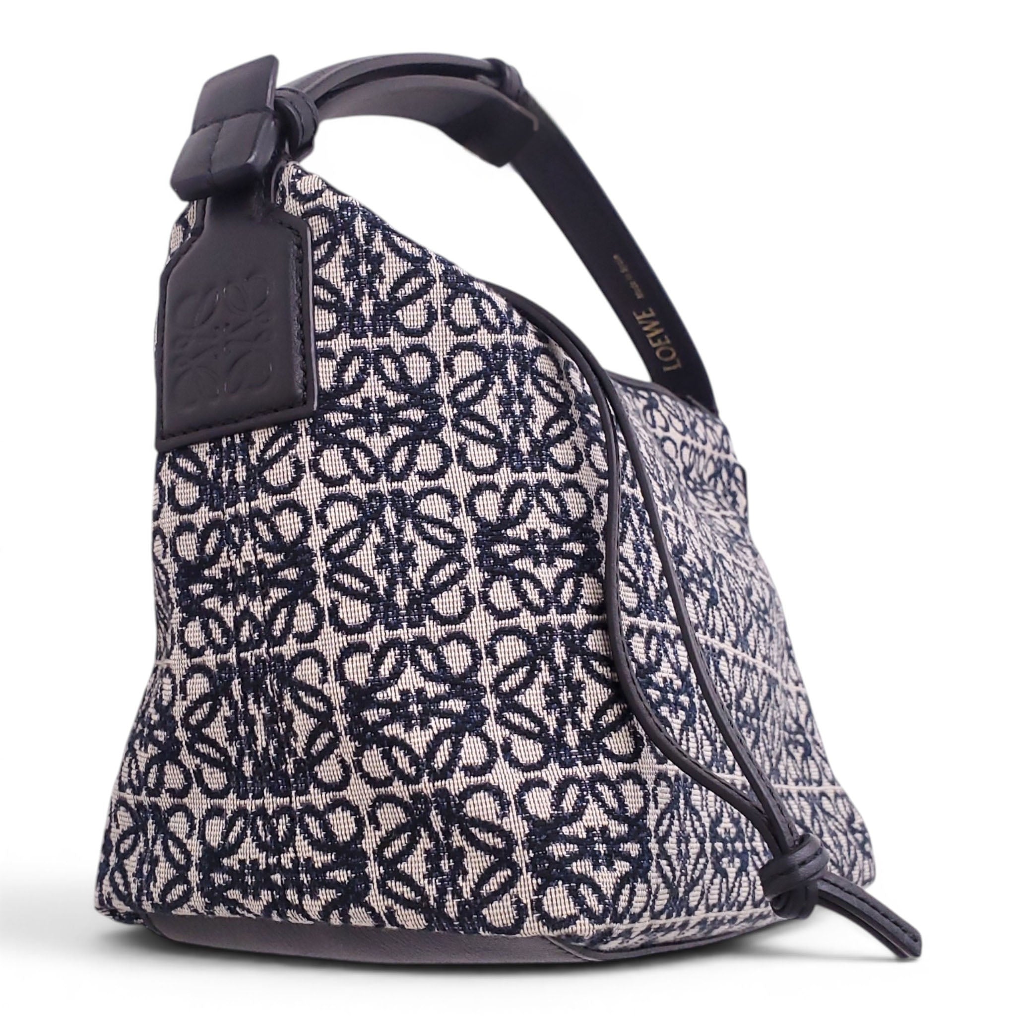 LOEWE ANAGRAM LOGO CUBI LEATHER BAG