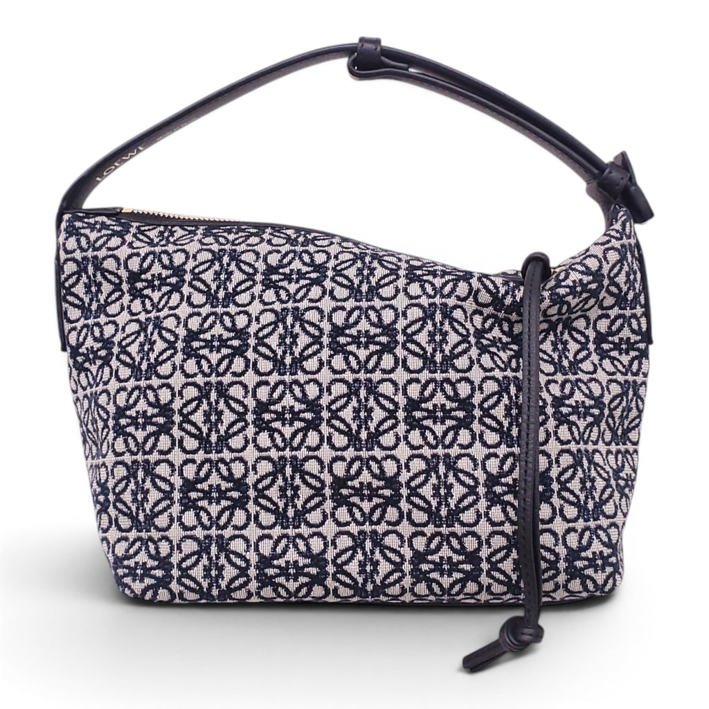 LOEWE ANAGRAM LOGO CUBI LEATHER BAG