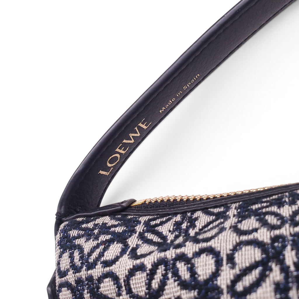 LOEWE ANAGRAM LOGO CUBI LEATHER BAG