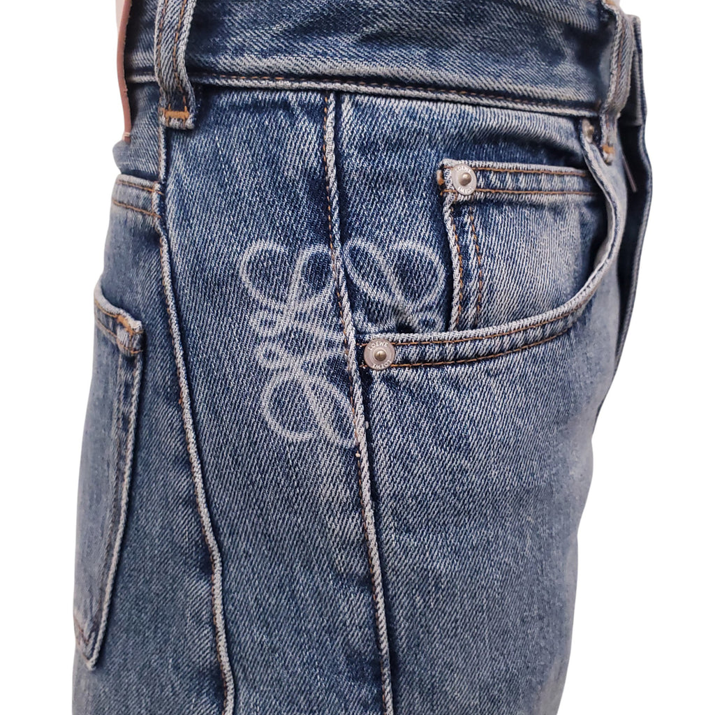 LOEWE BARREL JEANS WITH LOGO - SIZE 32