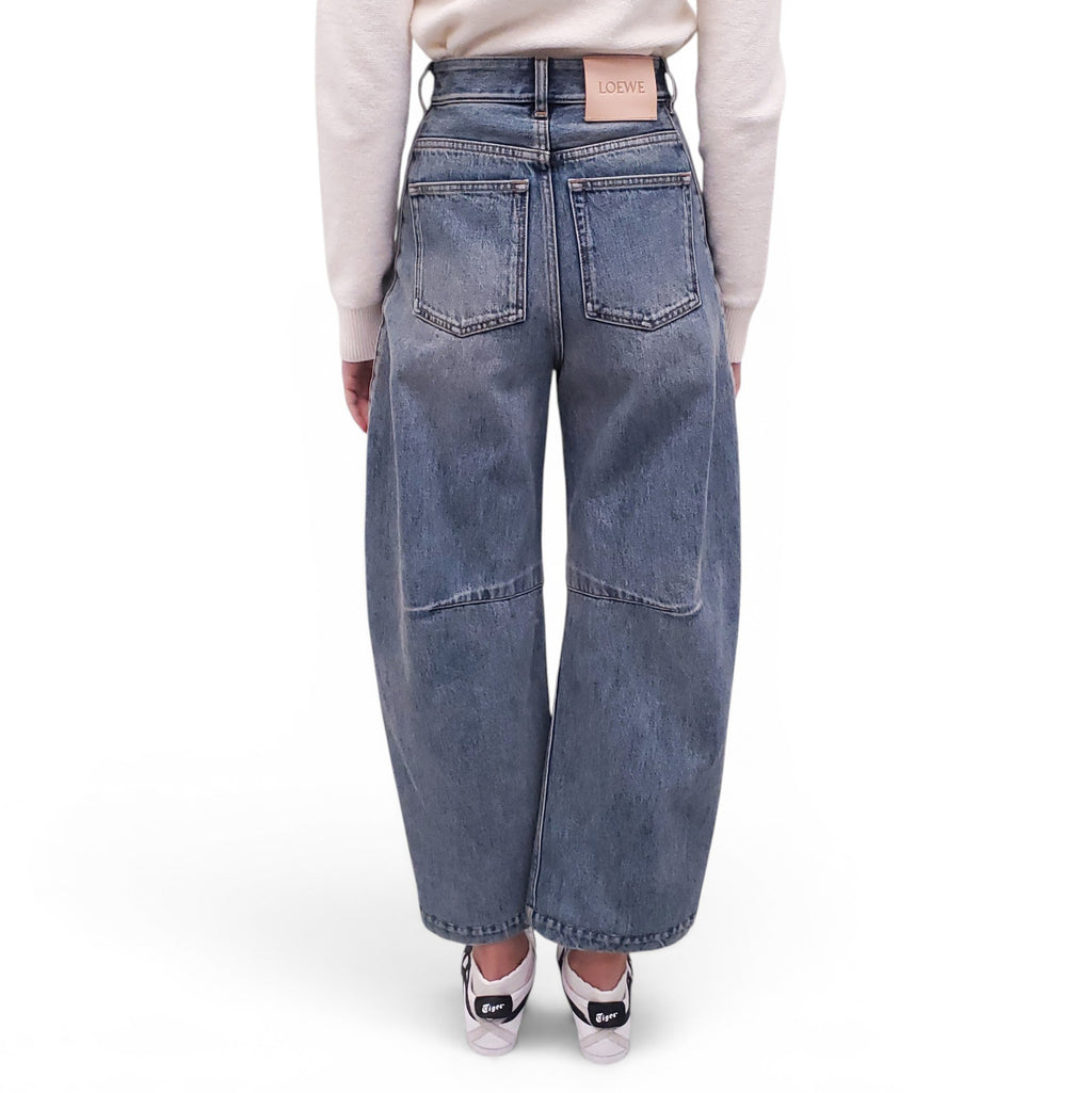 LOEWE BARREL JEANS WITH LOGO - SIZE 32