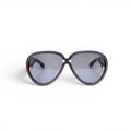 LOEWE GREY PILOT MASK SUNGLASSES