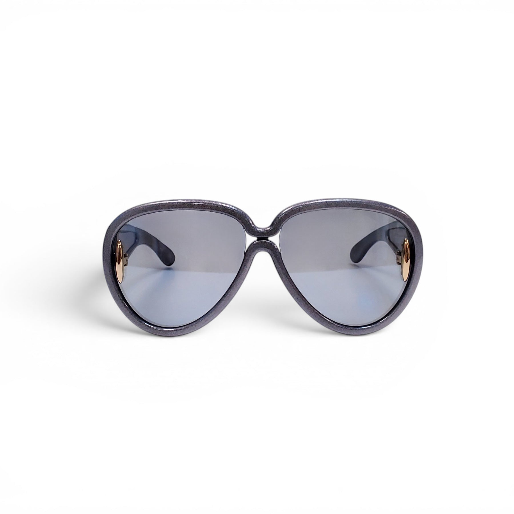 LOEWE GREY PILOT MASK SUNGLASSES