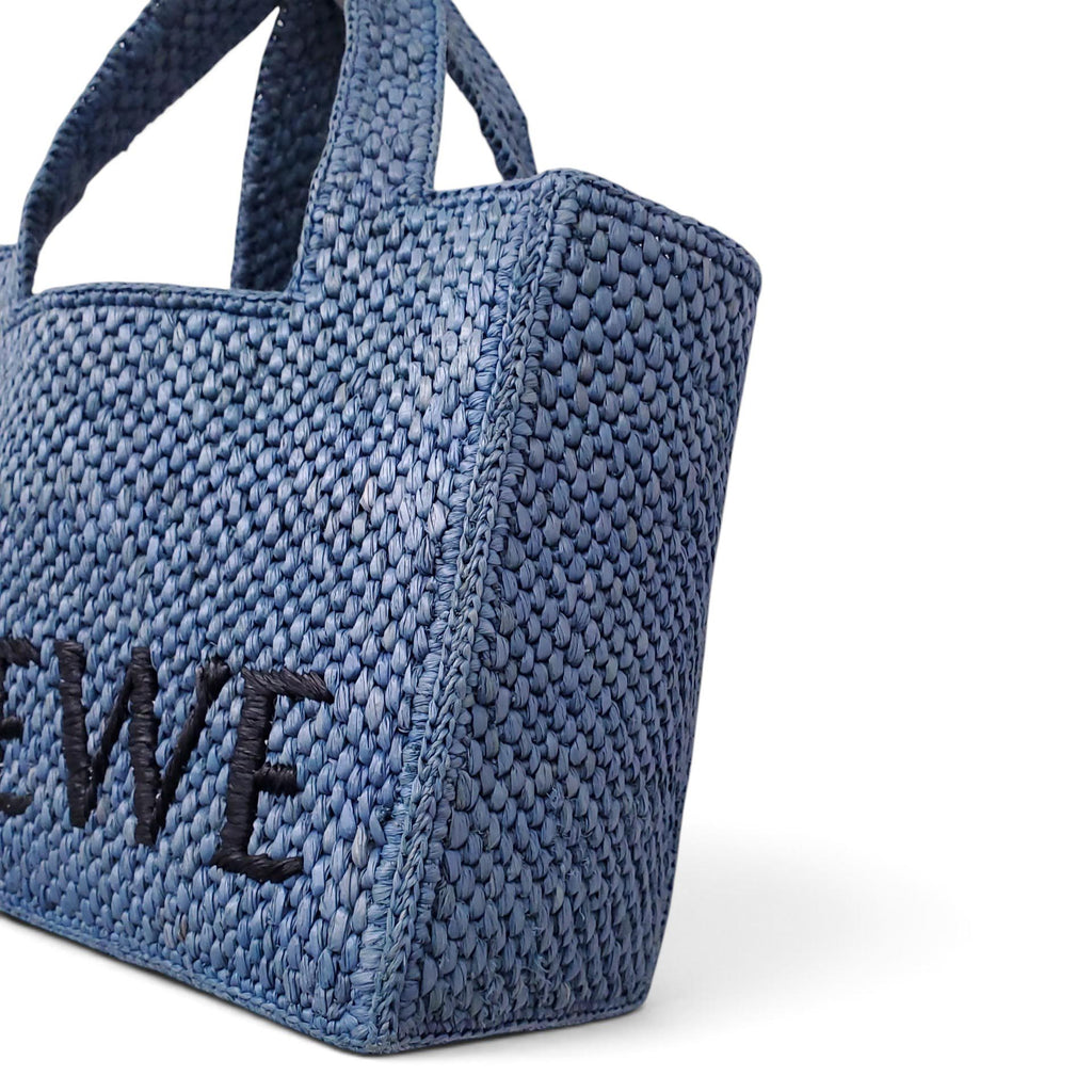 LOEWE IBIZA TOTE BAG CROSSBODY IN BLUE