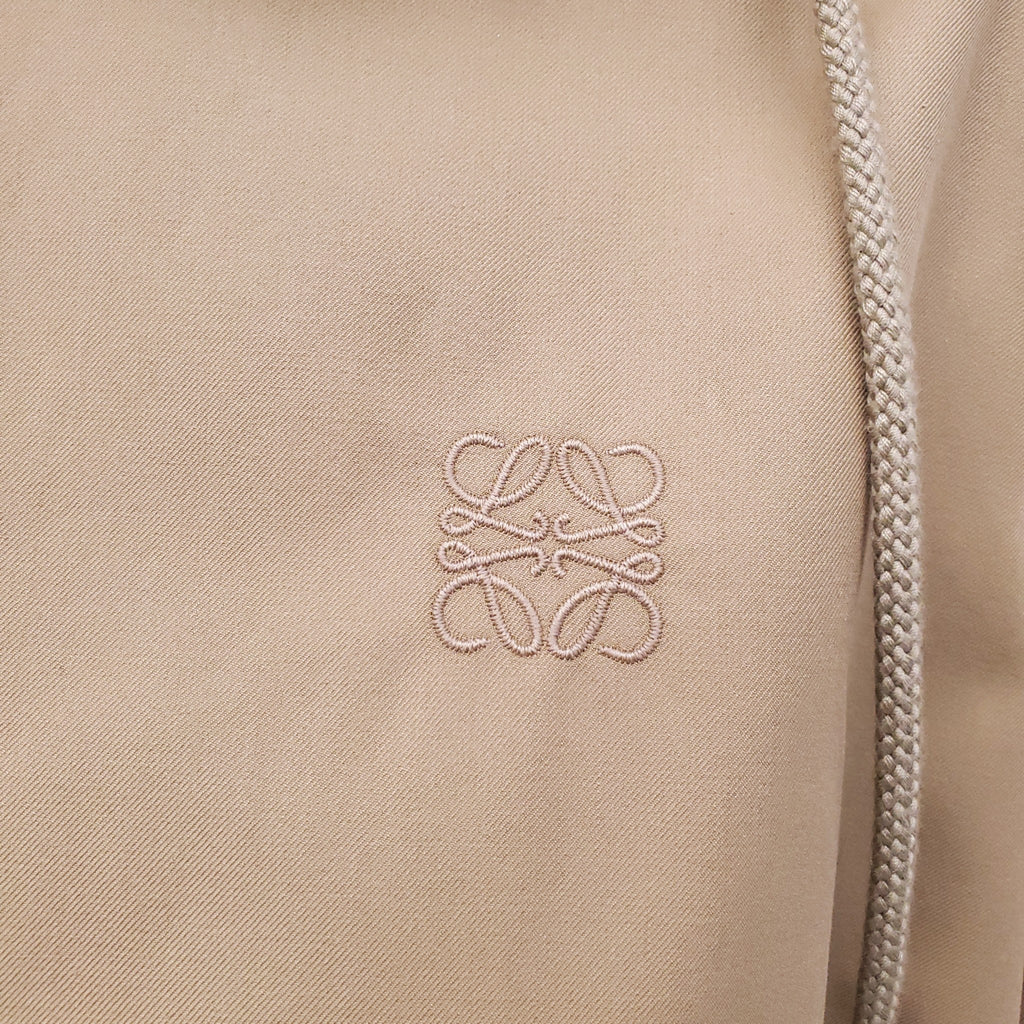 LOEWE KHAKI BOMBER JACKET WITH REMOVABLE HOOD - SIZE 34