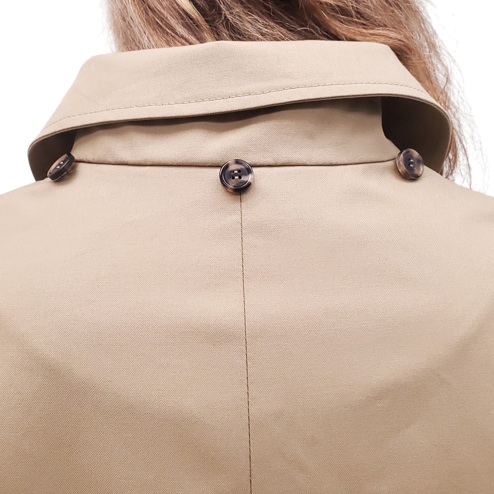 LOEWE KHAKI BOMBER JACKET WITH REMOVABLE HOOD - SIZE 34
