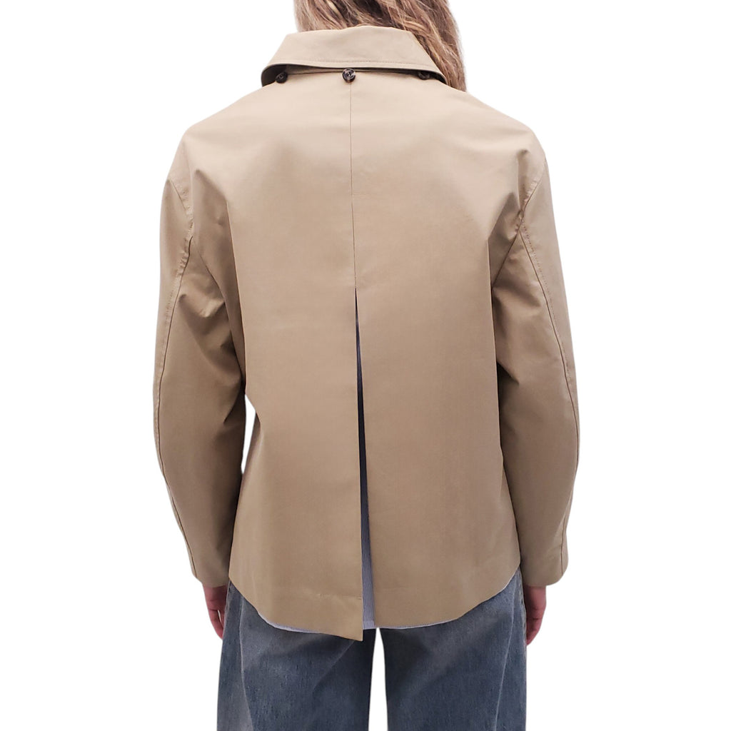 LOEWE KHAKI BOMBER JACKET WITH REMOVABLE HOOD - SIZE 34