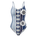 LOEWE LOGO BLUE BATHING SUIT - SIZE M