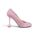 LOEWE PINK CRYSTAL HEELS - SIZE 38