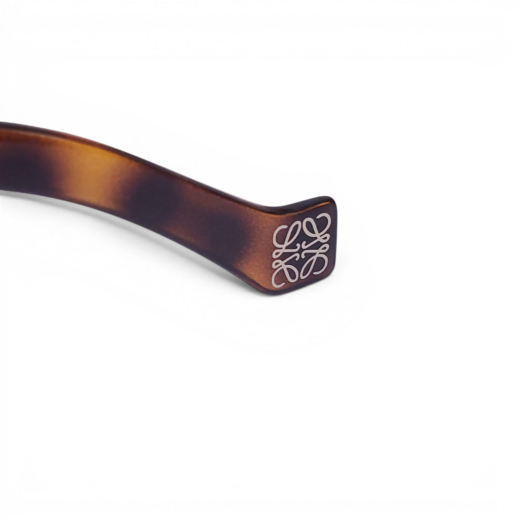 LOEWE TORTOISE SHELL SQUARE SUNGLASSES