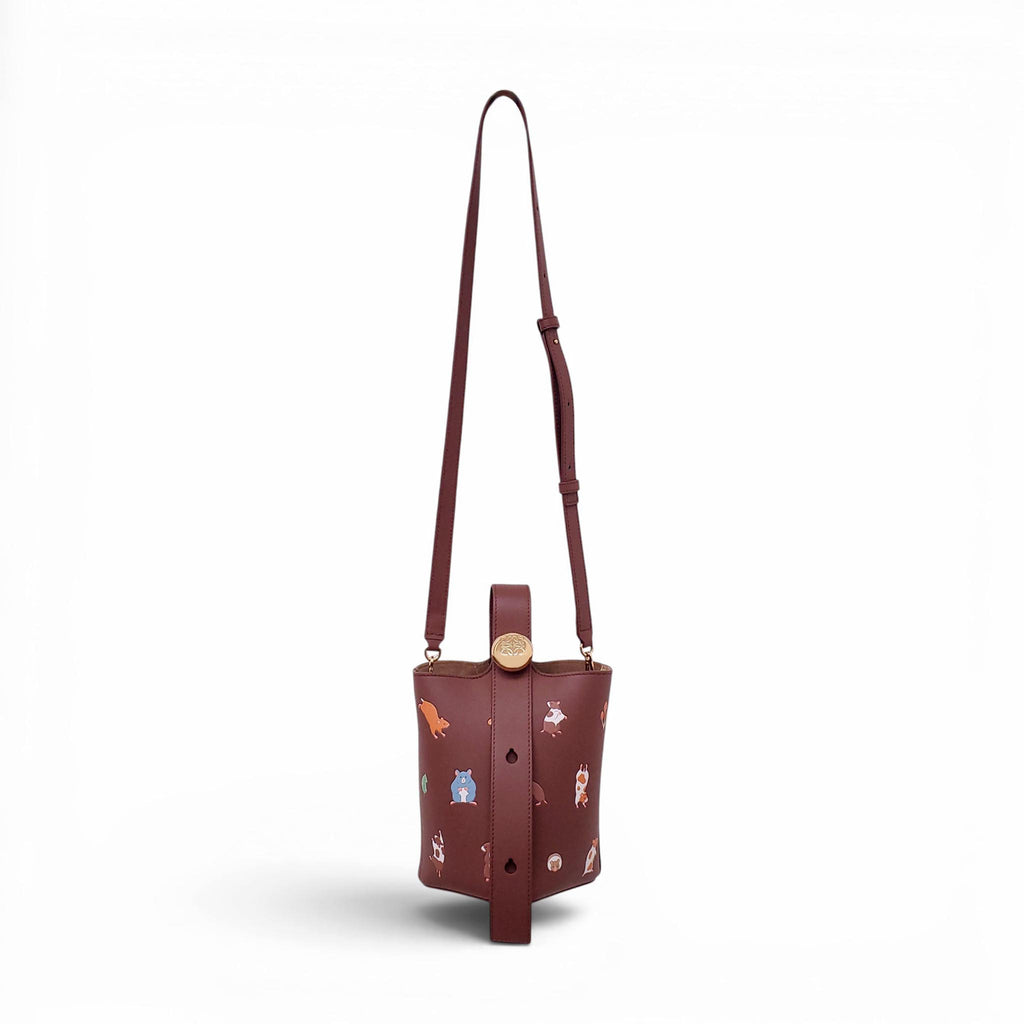 LOEWE x SUNA FUJITA PEBBLE HAMSTER MINI BUCKET BAG