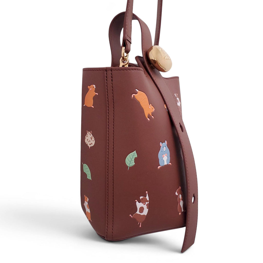 LOEWE x SUNA FUJITA PEBBLE HAMSTER MINI BUCKET BAG