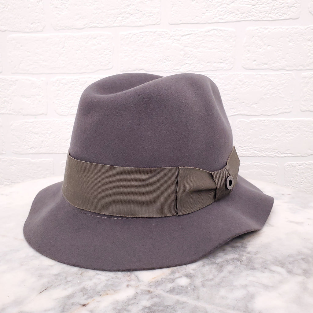 LORO PIANA BROWN CASHMERE HAT - SIZE S